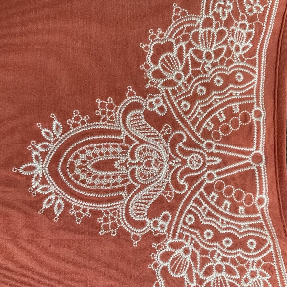 Peach Off the Shoulder Top - Picture 2 of 3